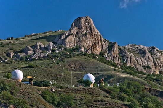 Karadag nature reserve in Crimea
