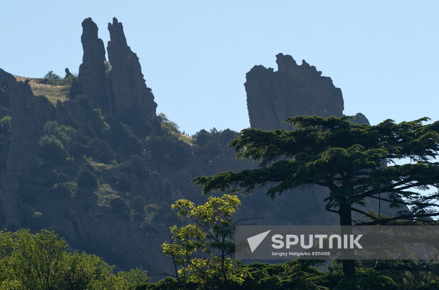 Karadag nature reserve in Crimea