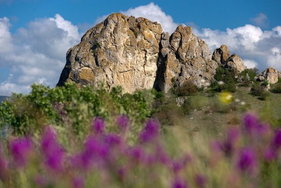 Karadag nature reserve in Crimea