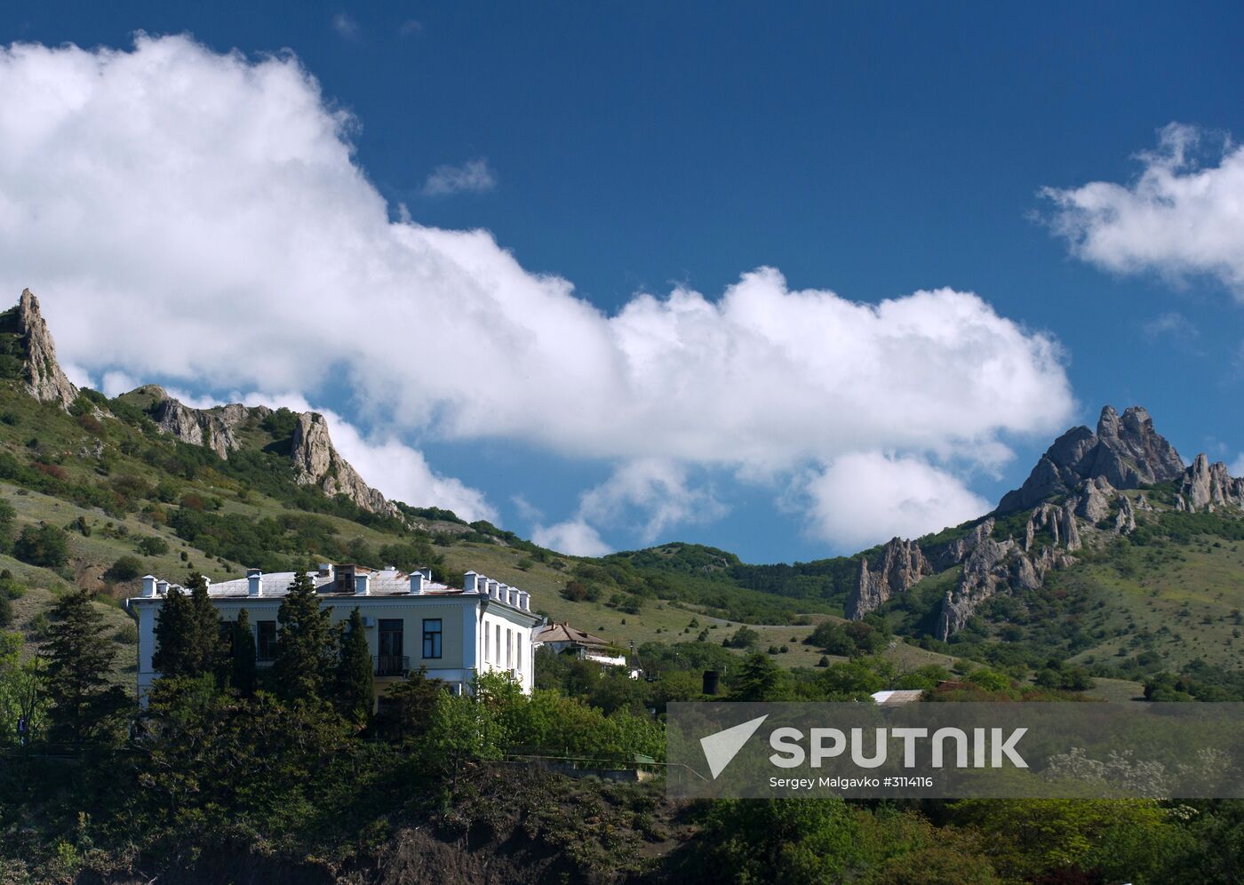 Karadag nature reserve in Crimea