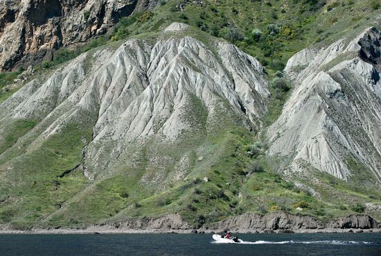 Karadag nature reserve in Crimea