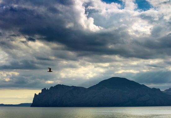 Karadag nature reserve in Crimea