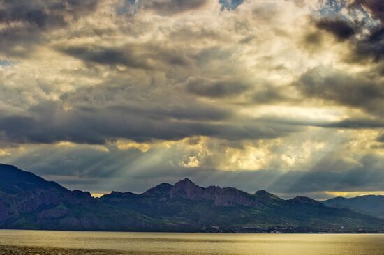 Karadag nature reserve in Crimea