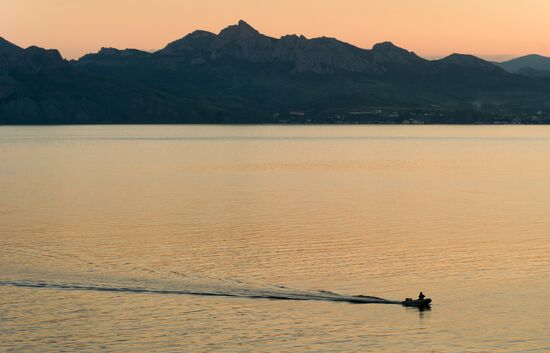 Karadag nature reserve in Crimea