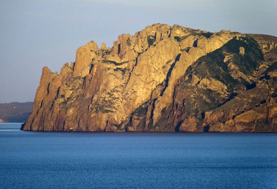 Karadag nature reserve in Crimea