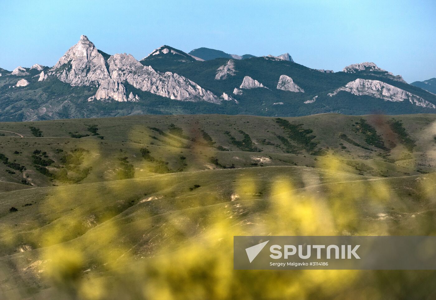 Karadag nature reserve in Crimea