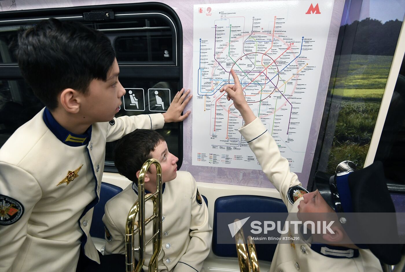 "Russia: My History" metro train launched