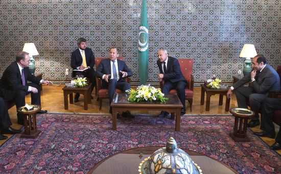 Russian Foreign Minister Lavrov, Defense Minister Shoigu visit Cairo