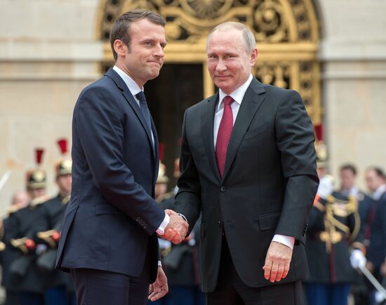 Russian President Vladimir Putin's visit to Paris