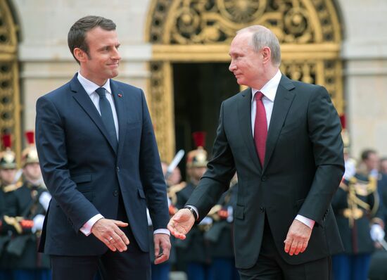 Russian President Vladimir Putin's visit to Paris