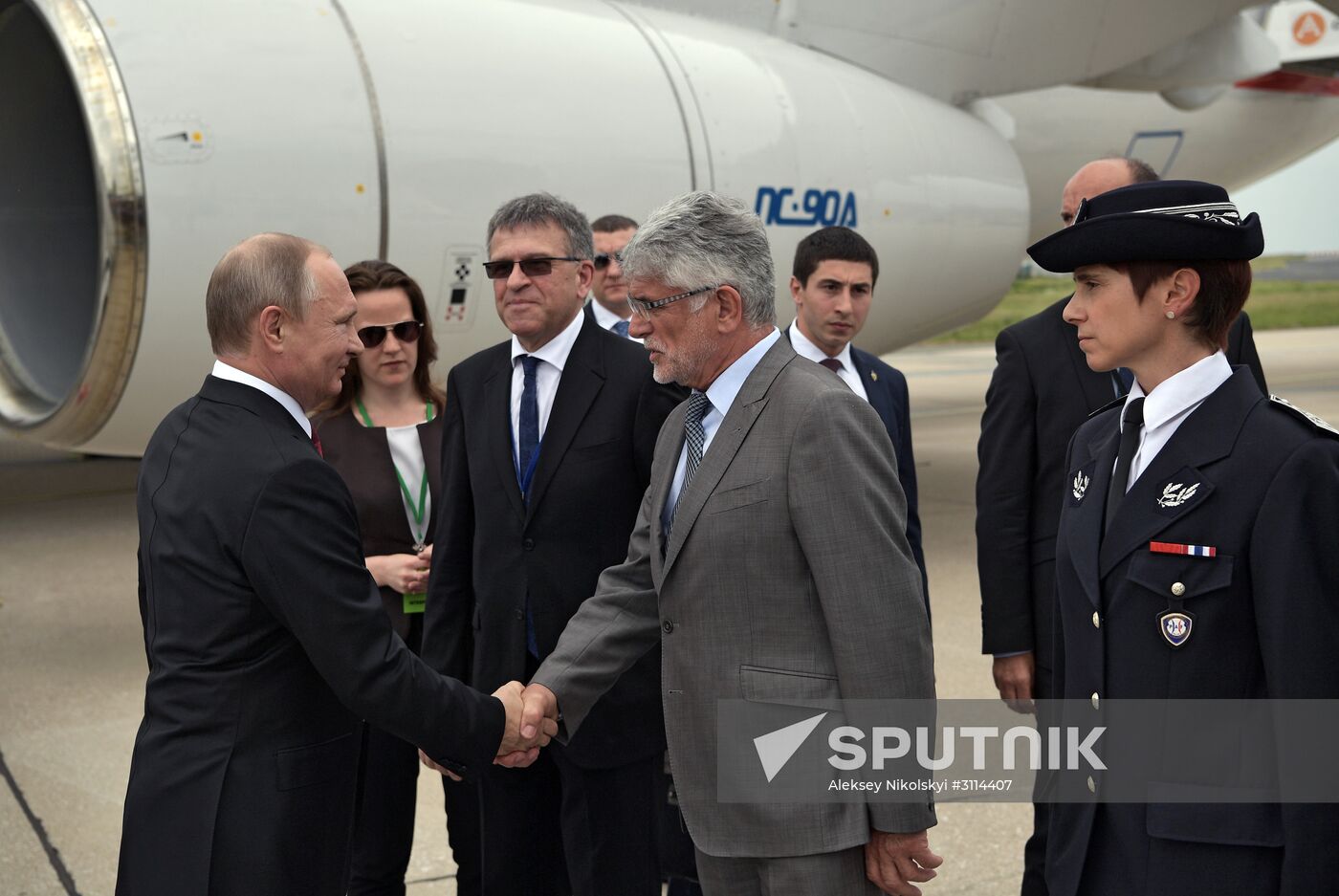 Russian President Vladimir Putin's visit to Paris