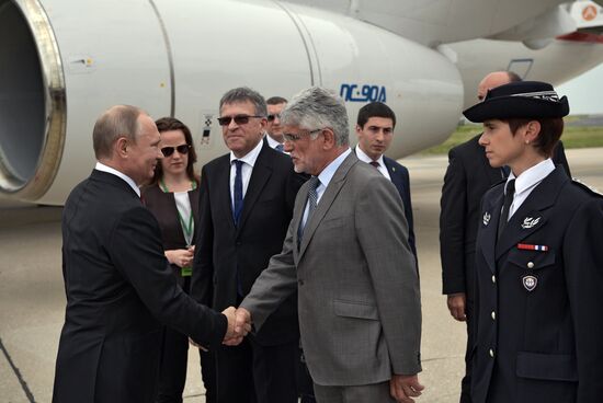 Russian President Vladimir Putin's visit to Paris
