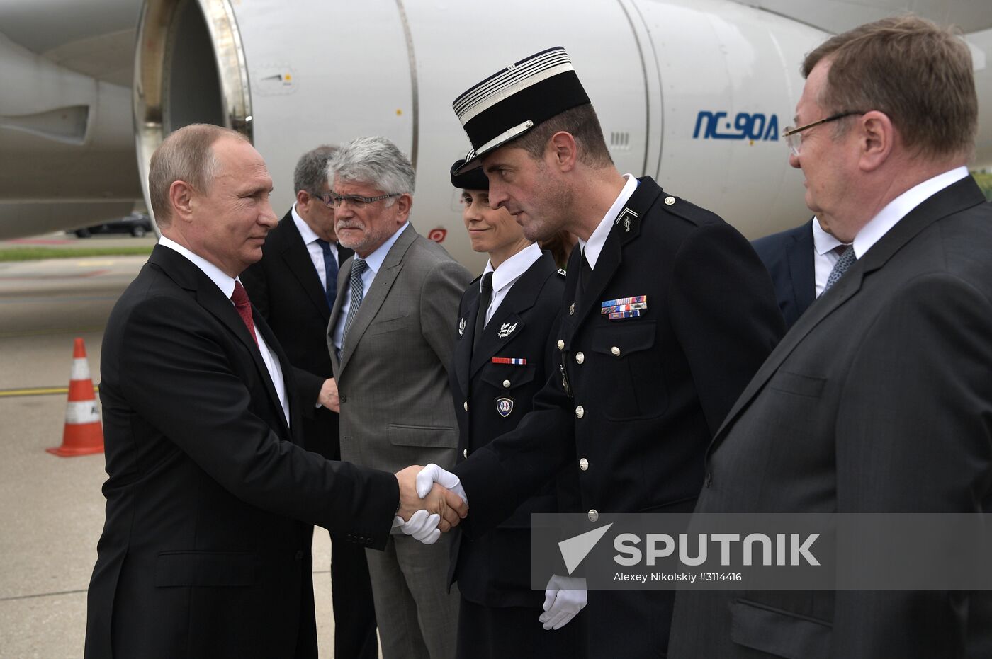 Russian President Vladimir Putin's visit to Paris