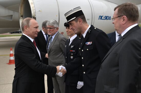 Russian President Vladimir Putin's visit to Paris