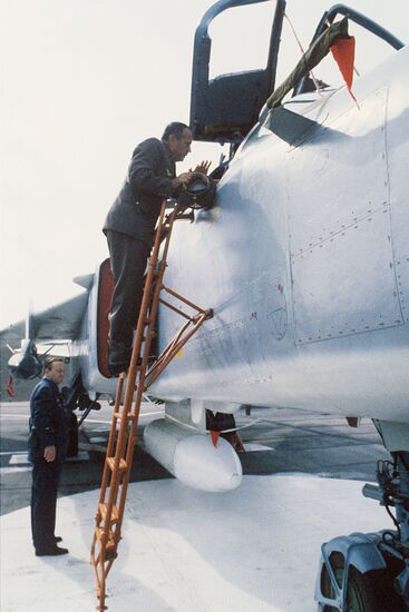 Representatives of CSCE/OSCE on Siversky military airfield