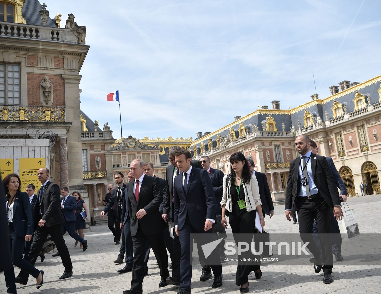 Russian President Vladimir Putin's visit to Paris