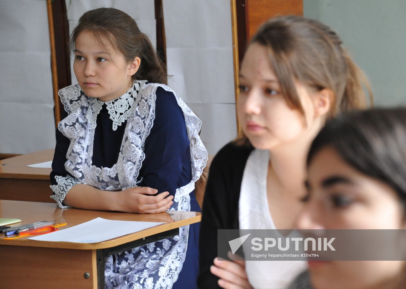Russian schoolchildren take Unified State Exam