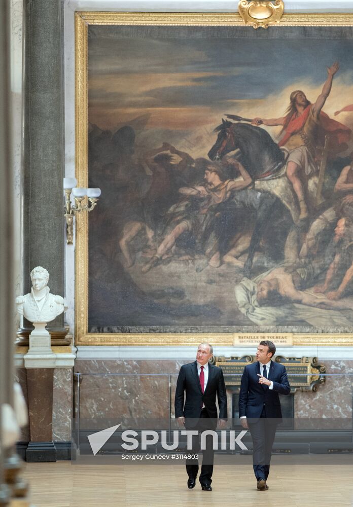 President Vladimir Putin's official visit to Paris