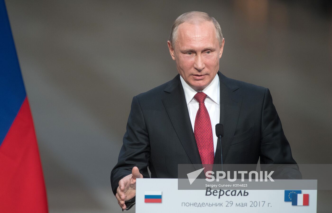 President Vladimir Putin's official visit to Paris