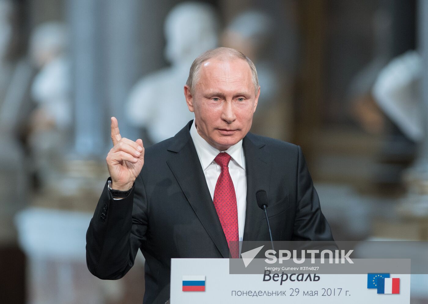 President Vladimir Putin's official visit to Paris