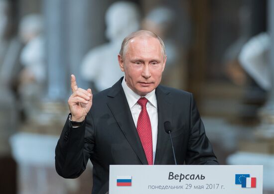 President Vladimir Putin's official visit to Paris
