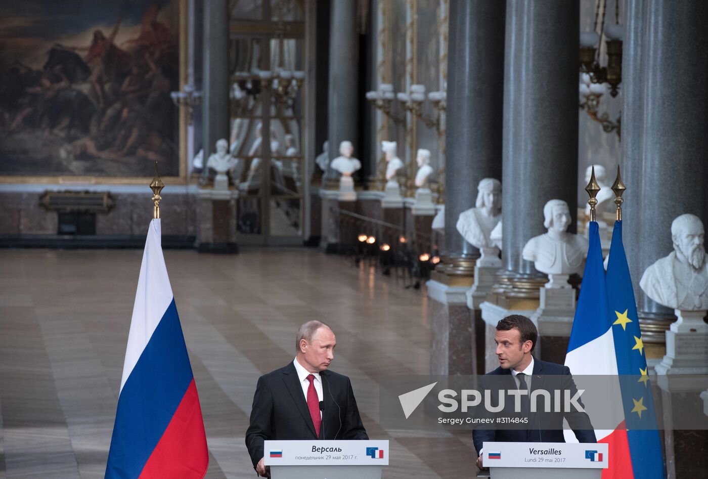 President Vladimir Putin's official visit to Paris
