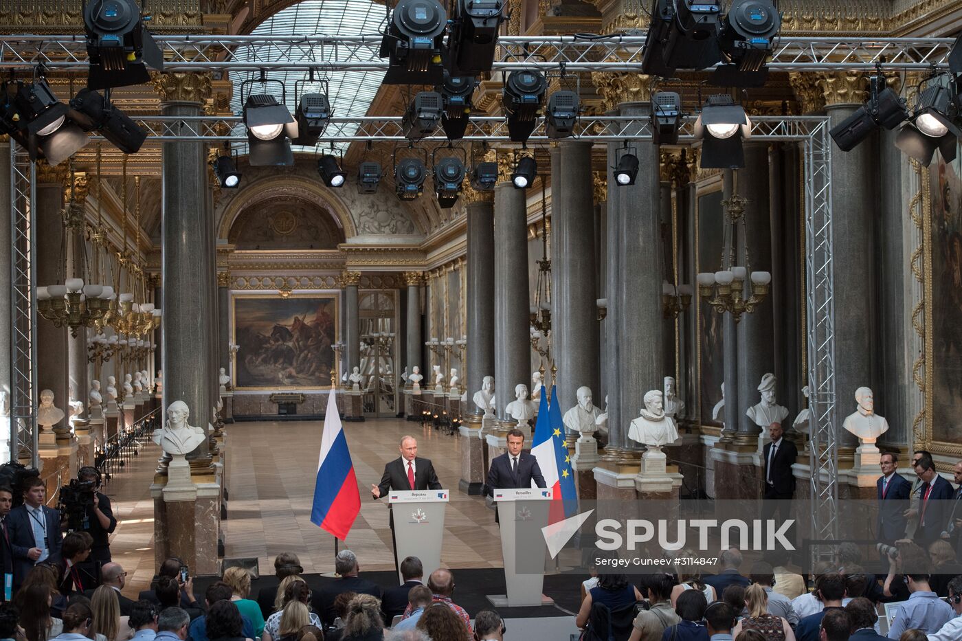 President Vladimir Putin's official visit to Paris