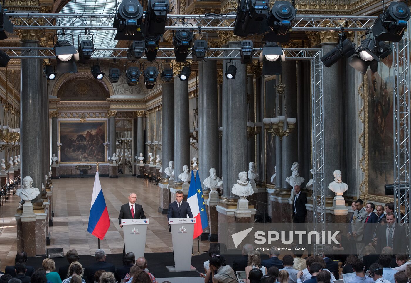 President Vladimir Putin's official visit to Paris