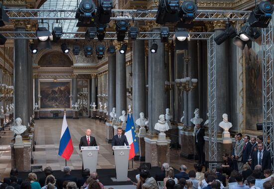 President Vladimir Putin's official visit to Paris
