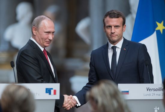Russian President Vladimir Putin's visit to Paris