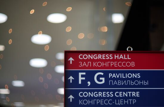 Preparations for St. Petersburg International Economic Forum opening