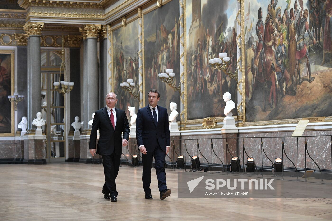 Russian President Vladimir Putin's visit to Paris