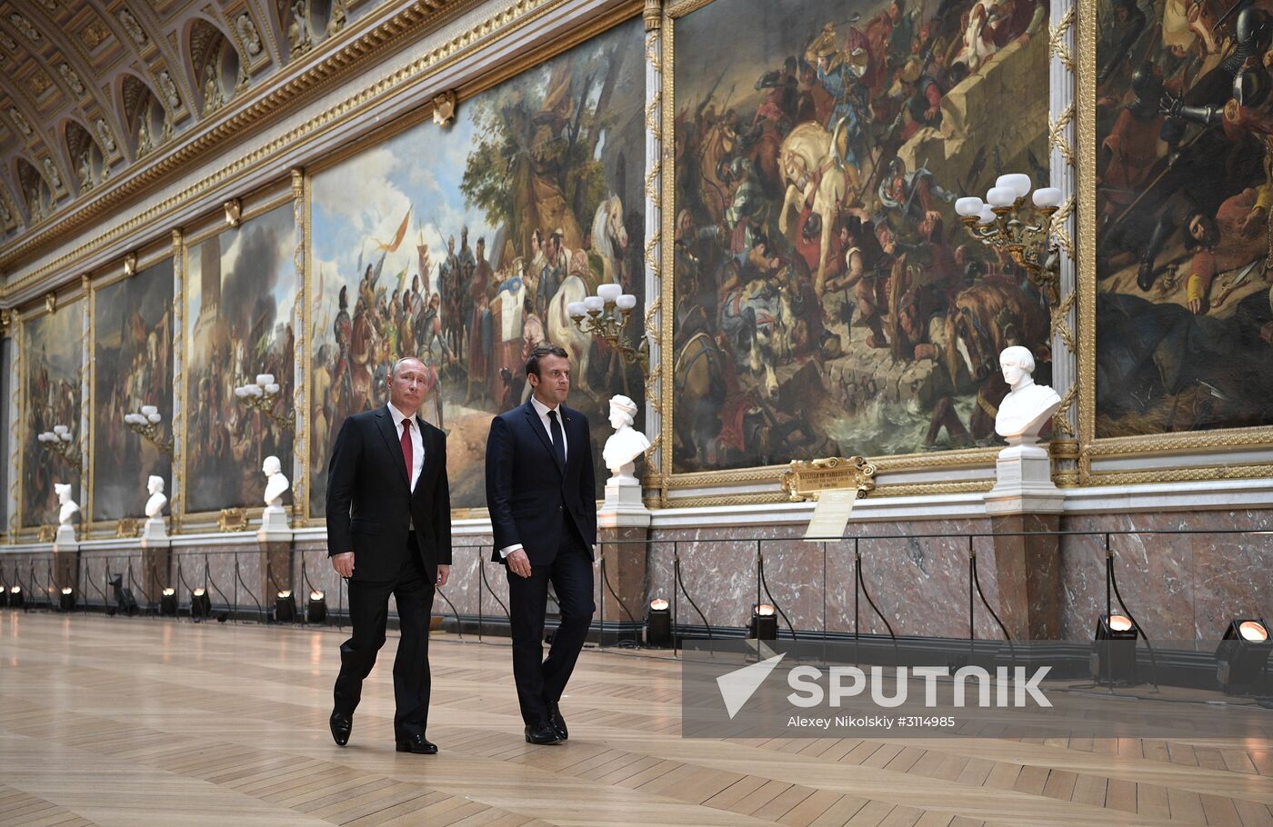 Russian President Vladimir Putin's visit to Paris