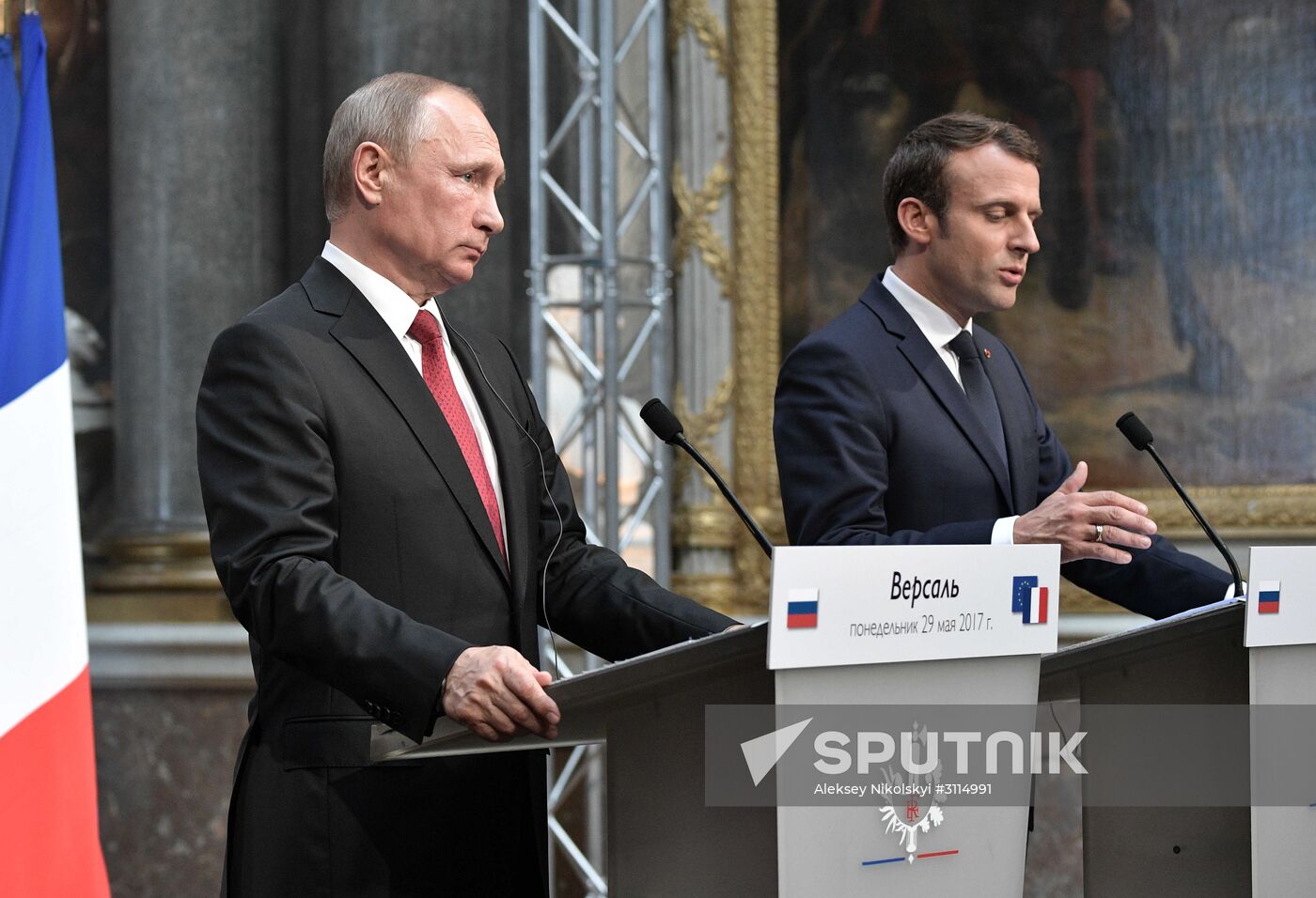 Russian President Vladimir Putin's visit to Paris