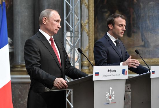 Russian President Vladimir Putin's visit to Paris