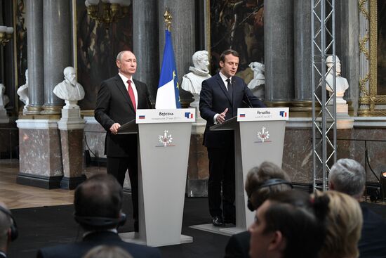 Russian President Vladimir Putin's visit to Paris