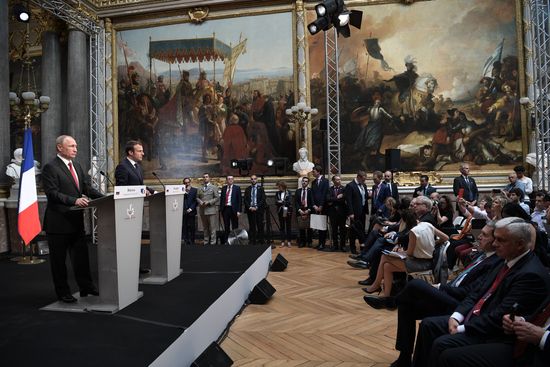 Russian President Vladimir Putin's visit to Paris