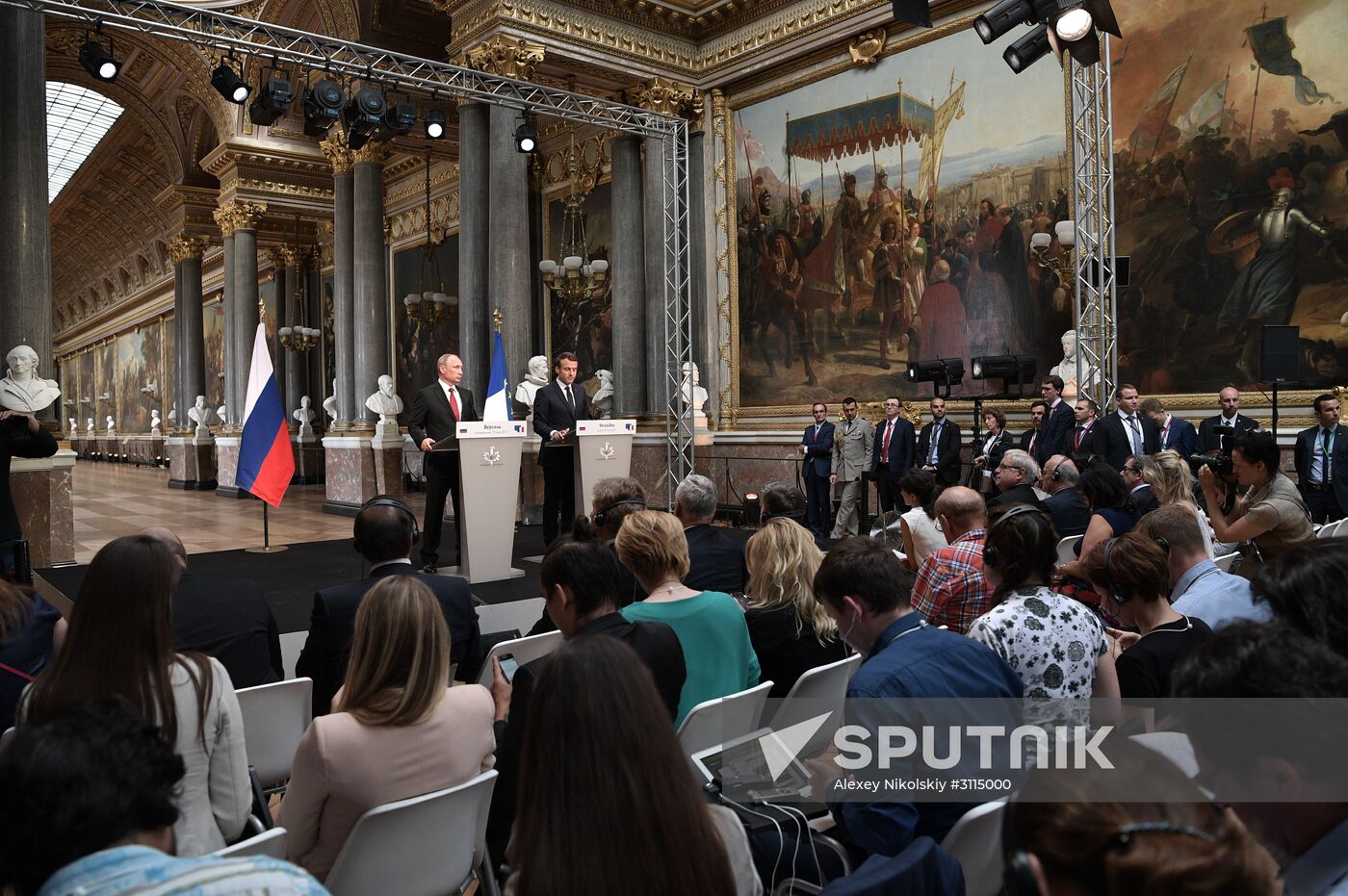 Russian President Vladimir Putin's visit to Paris