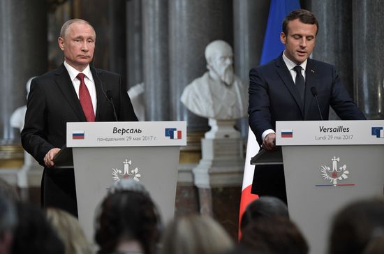 Russian President Vladimir Putin's visit to Paris
