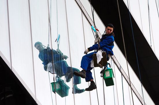 Preparations for St. Petersburg International Economic Forum opening