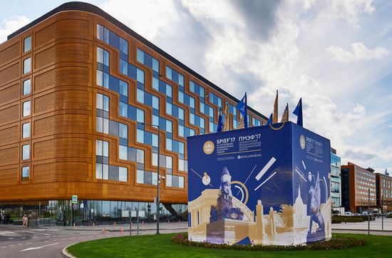 Preparations for St. Petersburg International Economic Forum opening