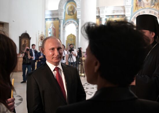 Russian President Vladimir Putin's visit to Paris