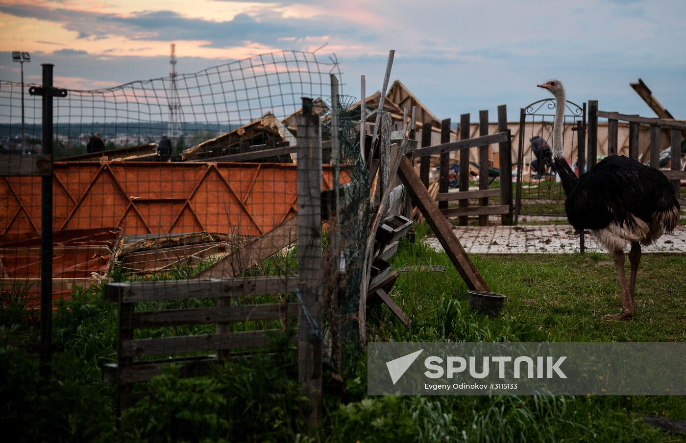 Golod's pyramid on Novorizhskoye Motorway destroyed by storm