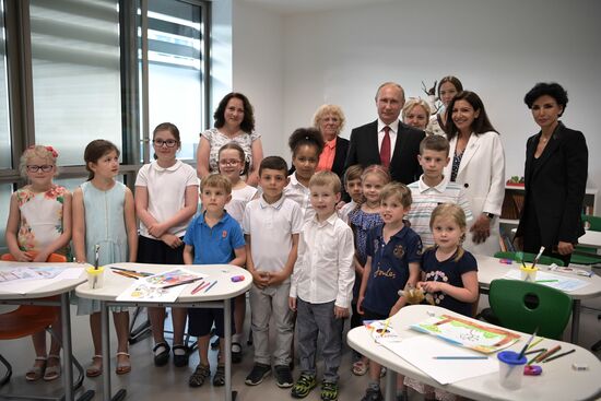 Russian President Vladimir Putin's visit to Paris