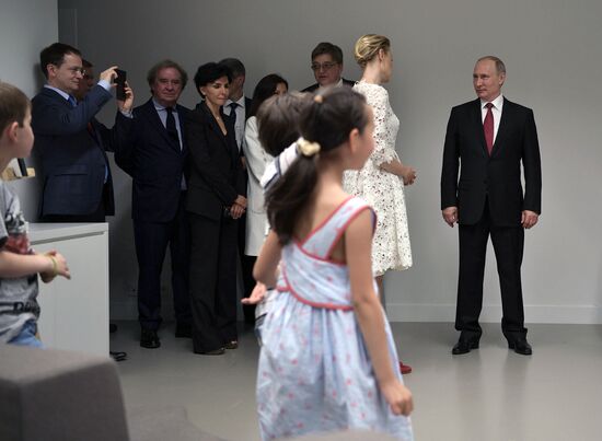 Russian President Vladimir Putin's visit to Paris