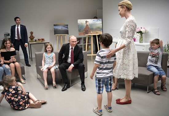 Russian President Vladimir Putin's visit to Paris