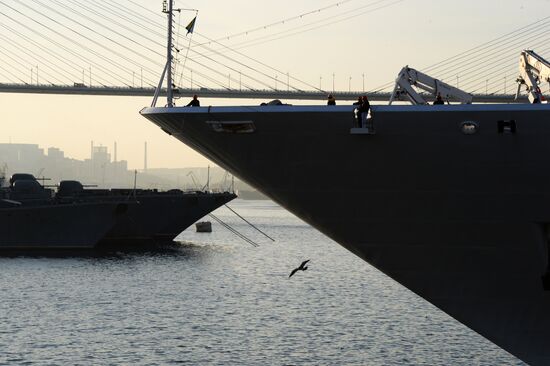 Costa Neo-Romantica ocean liner arrives in Vladivostok