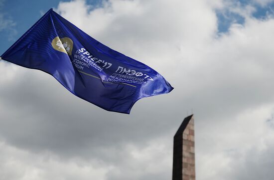 Preparations for St. Petersburg International Economic Forum opening