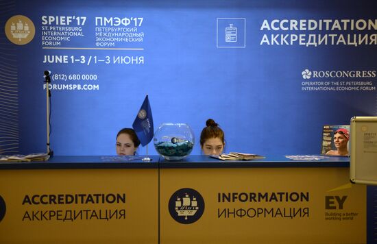 Preparations for St. Petersburg International Economic Forum opening