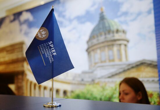 Preparations for St. Petersburg International Economic Forum opening